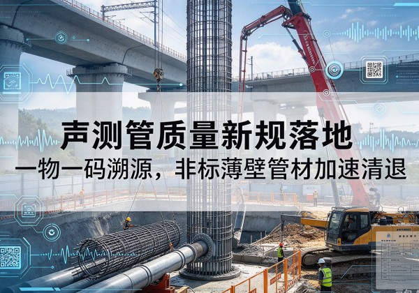 巴里坤声测管质量新规落地，一物一码溯源，非标薄壁管材加速清退