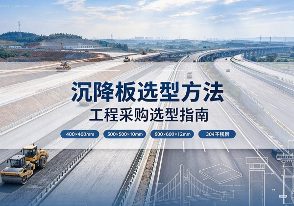 巴里坤沉降板选择方法